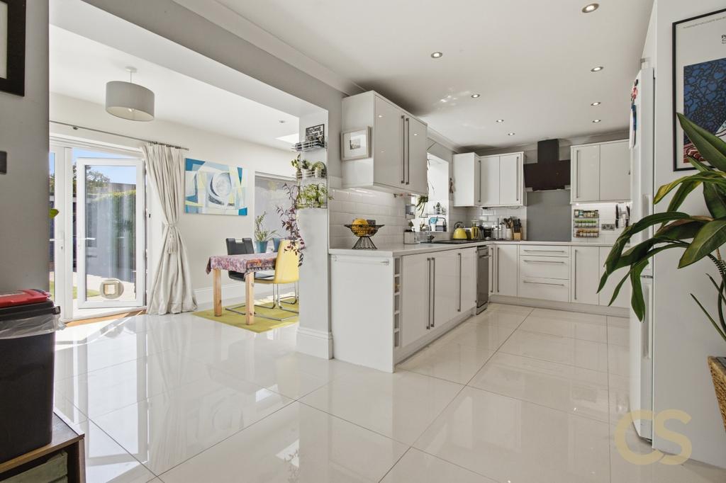 Open-plan living area, open plan living