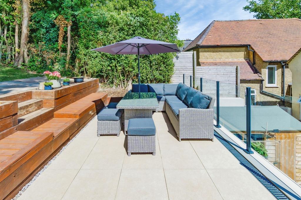 Patio view, garden