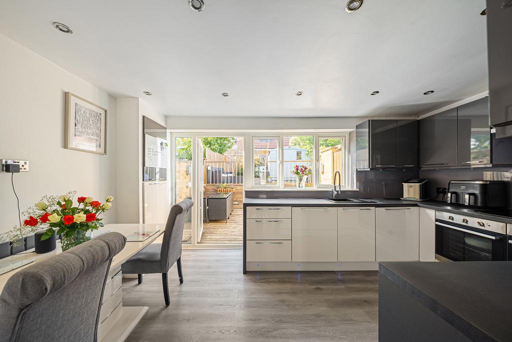 Open-plan living area, open plan living