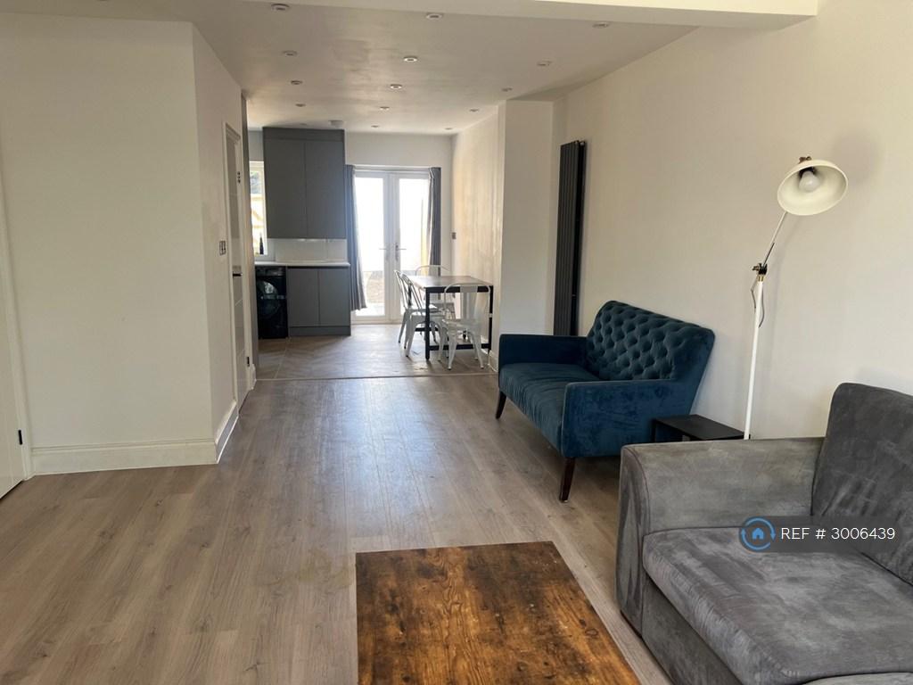 Open-plan living area, open plan living