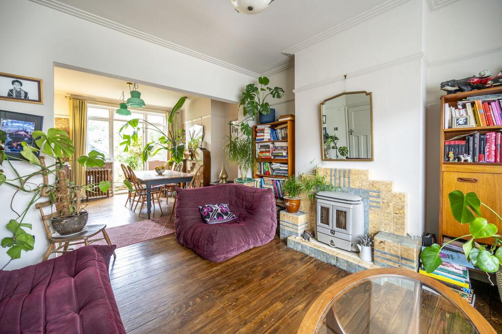 Open-plan living area, open plan living