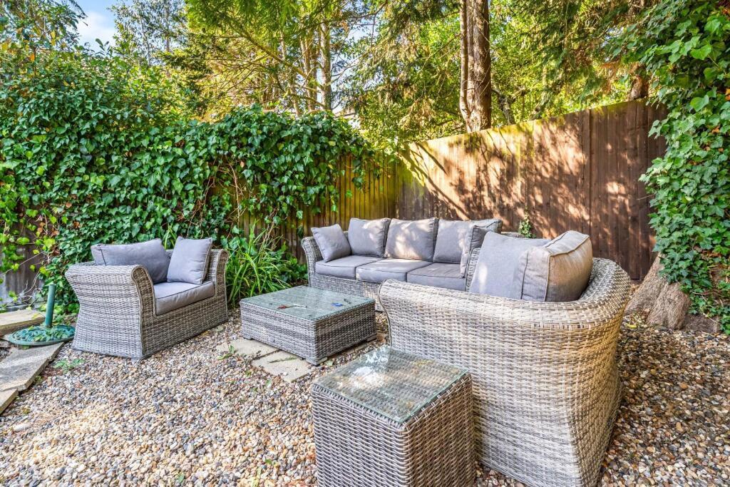 Patio view, garden