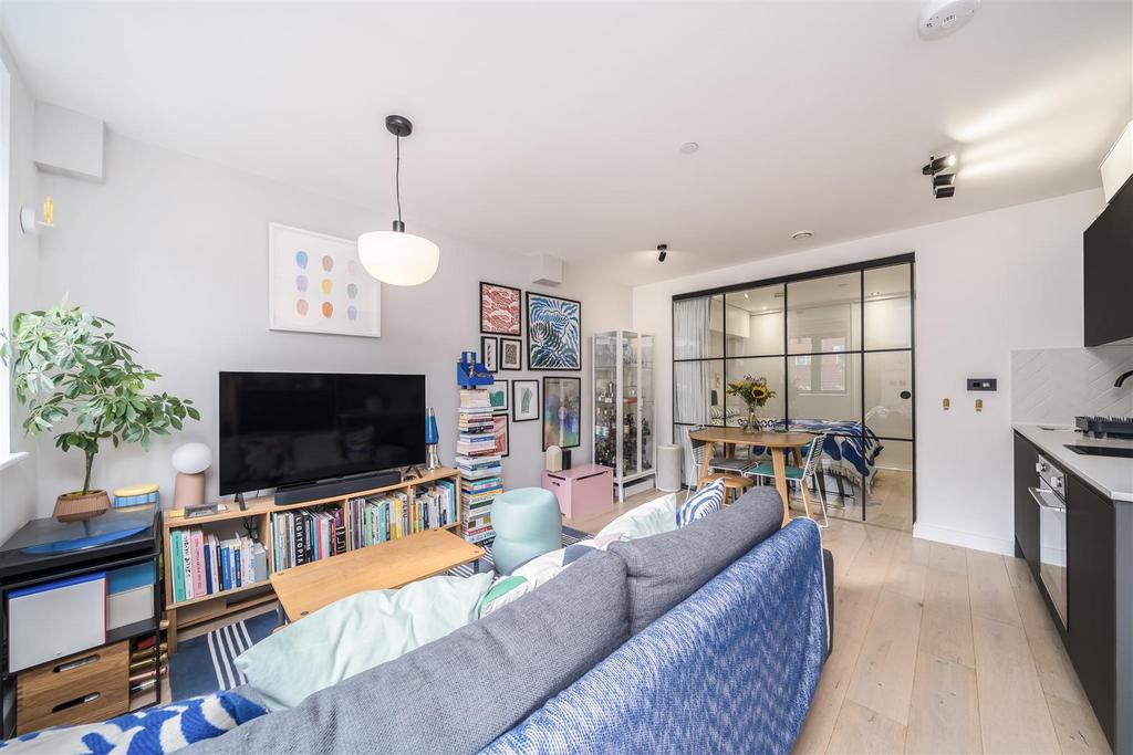 Open-plan living area, open plan living