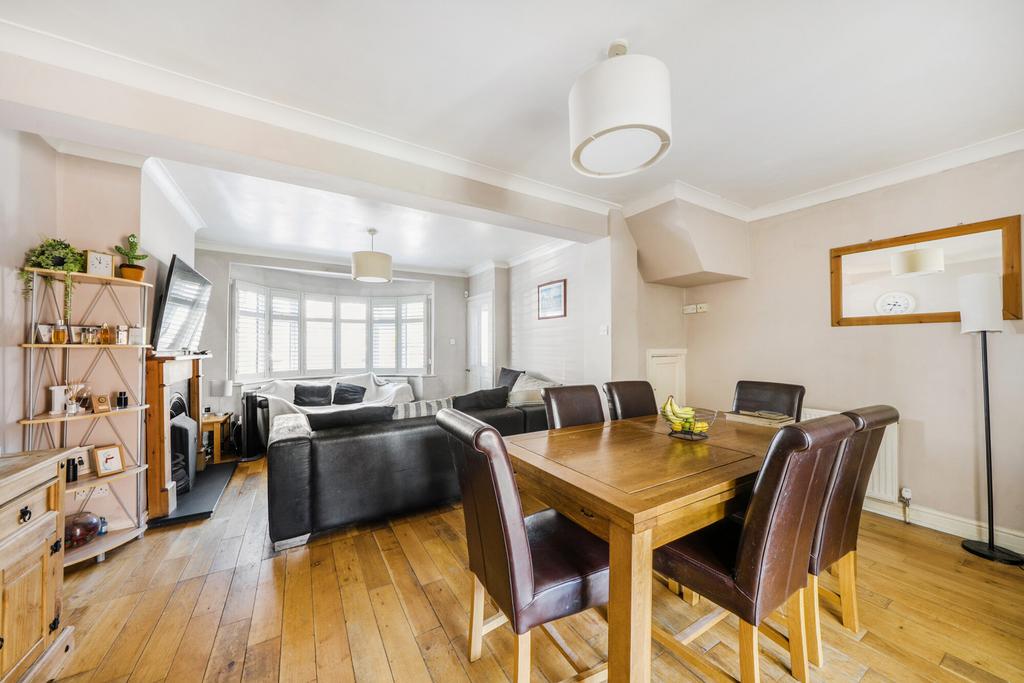 Open-plan living area, open plan living