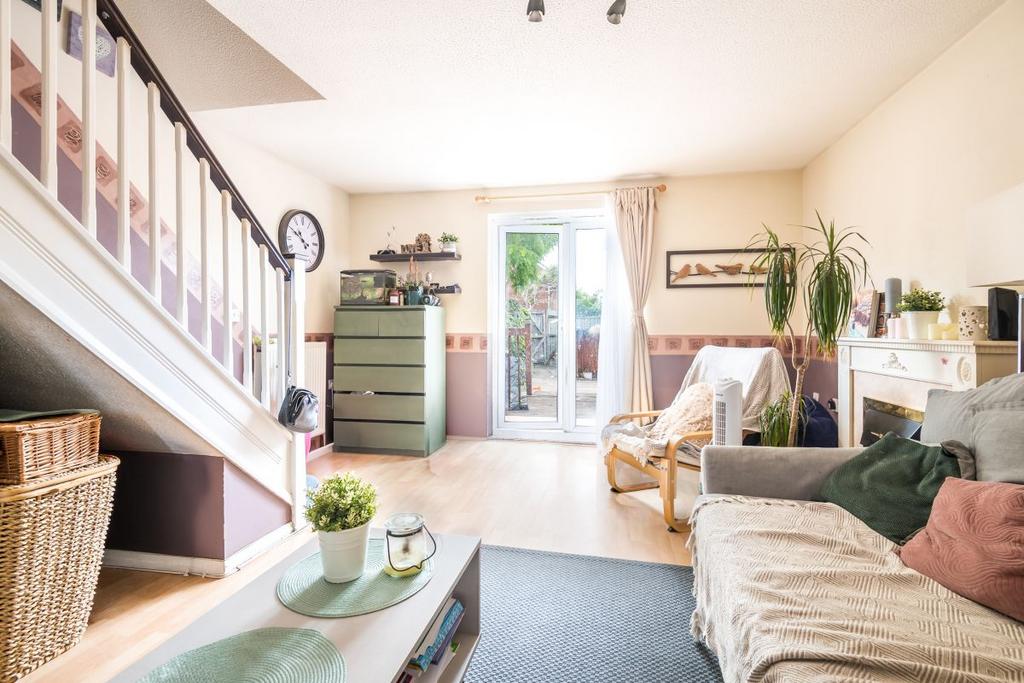 Living room, fireplace