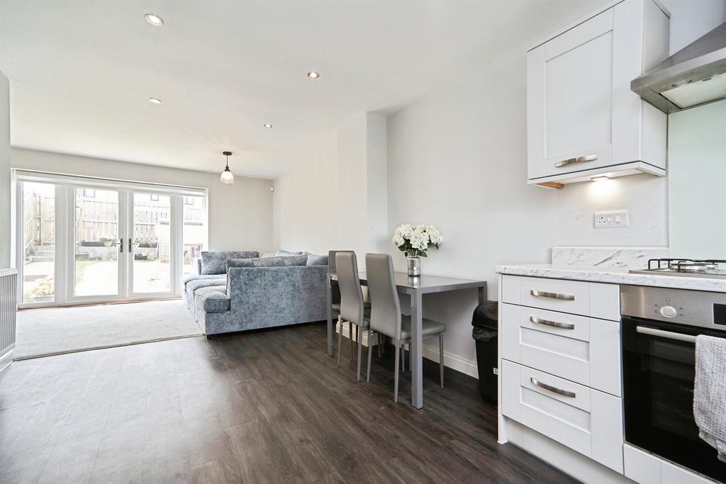 Open-plan living area, open plan living