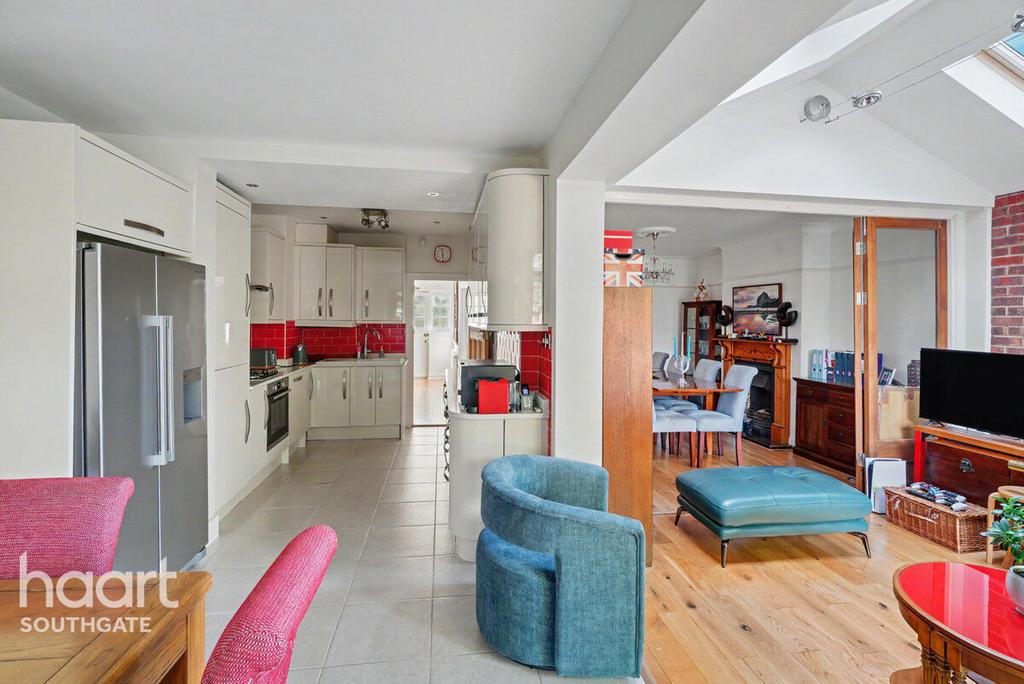 Open-plan living area, open plan living