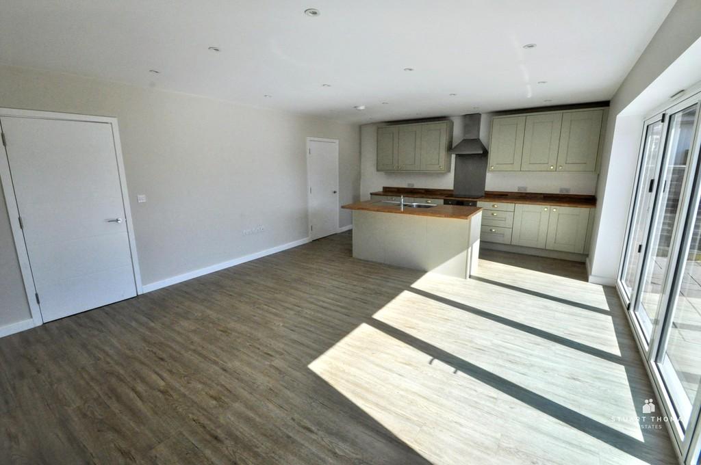 Open-plan living area, open plan living