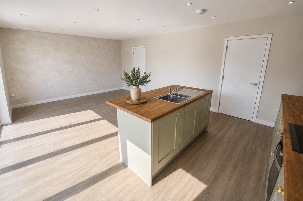 Open-plan living area