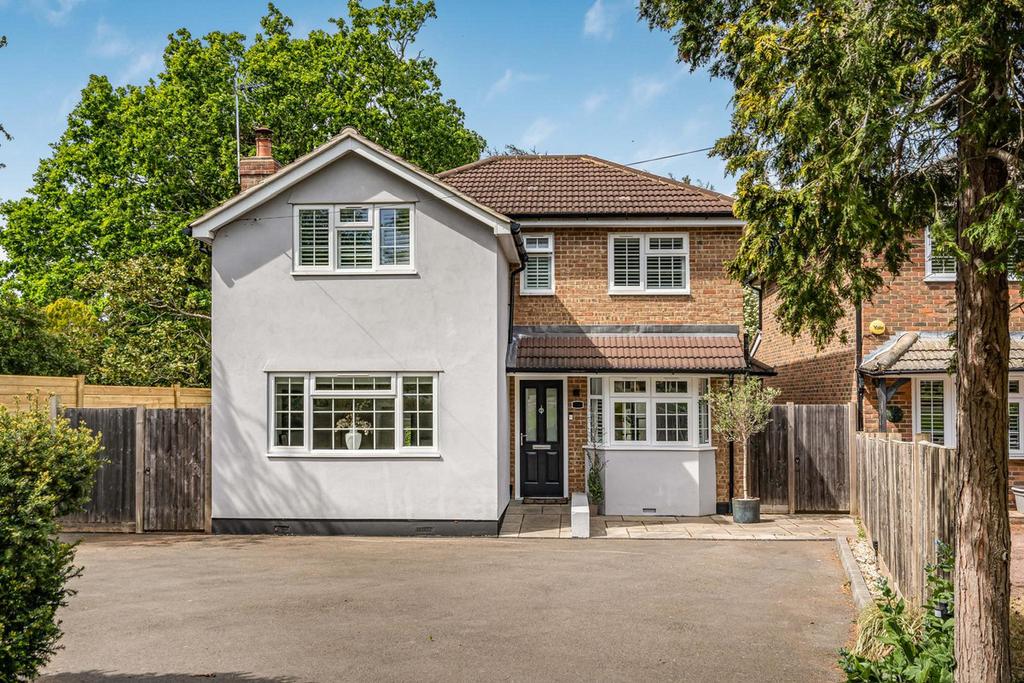 Detached house exterior, driveway