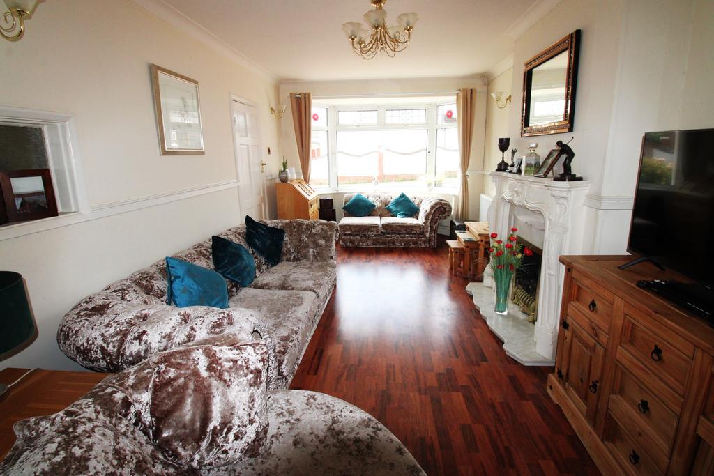 Living room, fireplace