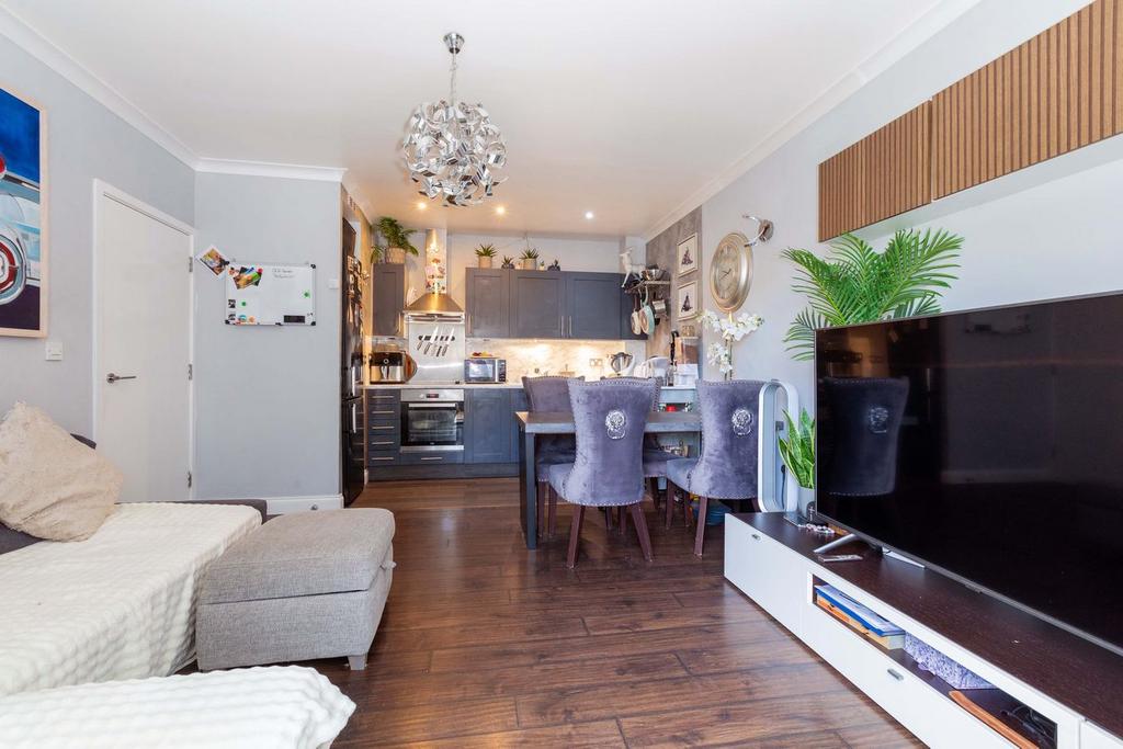Open-plan living area, open plan living