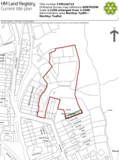Land for sale,  Fernhill Close, Troedyrhiw, Merthyr Tydfil CF48