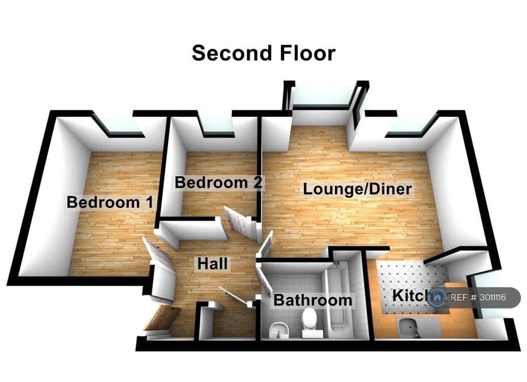 Apartment in Erith - View 2