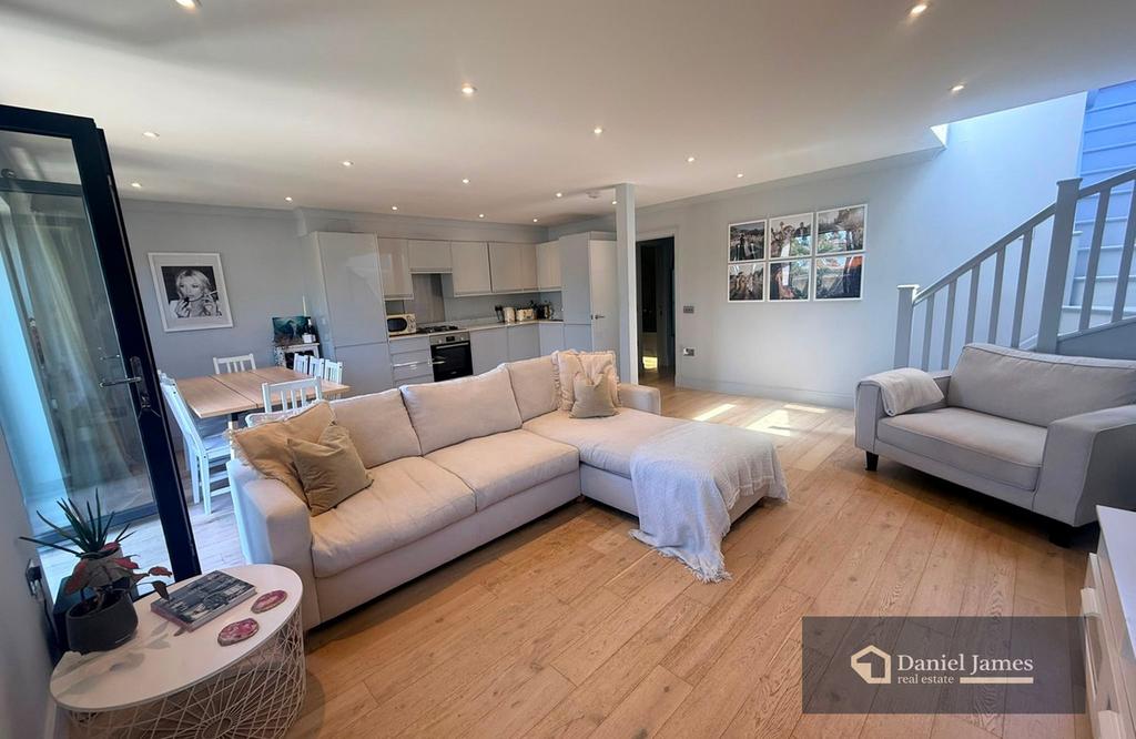 Open-plan living area, open plan living