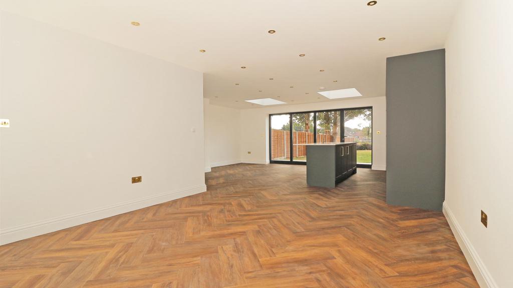 Open-plan living area, open plan living