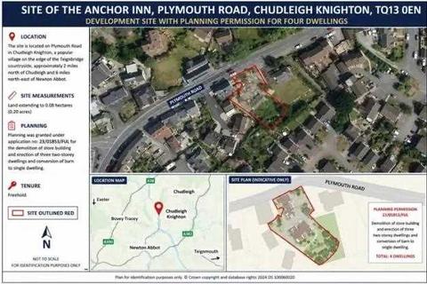 Land for sale, DEVELOPMENT SITE WITH PLANNING, Site Of The Anchor Inn, Chudleigh
