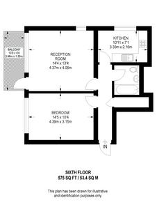 1 bedroom flat for sale, Darnley House, Camdenhurst Street, London, E14