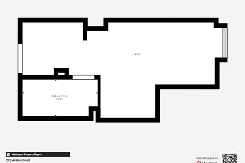 Studio to rent, Avalon Court, Kent Street, Nottingham, Nottinghamshire, NG1