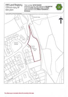 Plot for sale, Off Butt Lane, Hepworth, Holmfirth