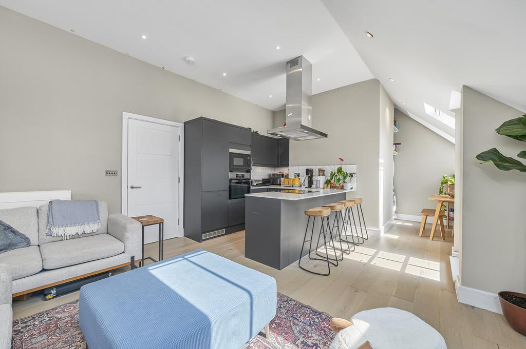 Open-plan living area, open plan living