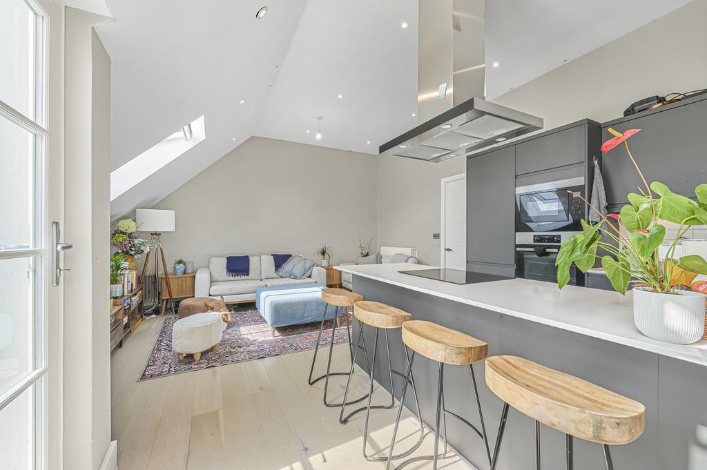 Open-plan living area, open plan living
