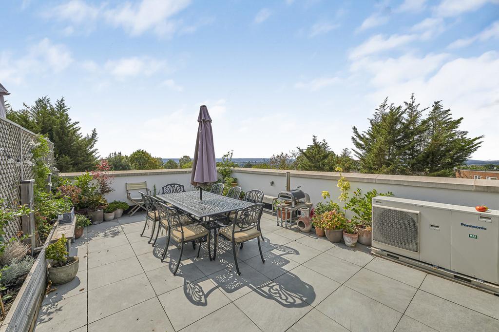Roof terrace view, roof terrace
