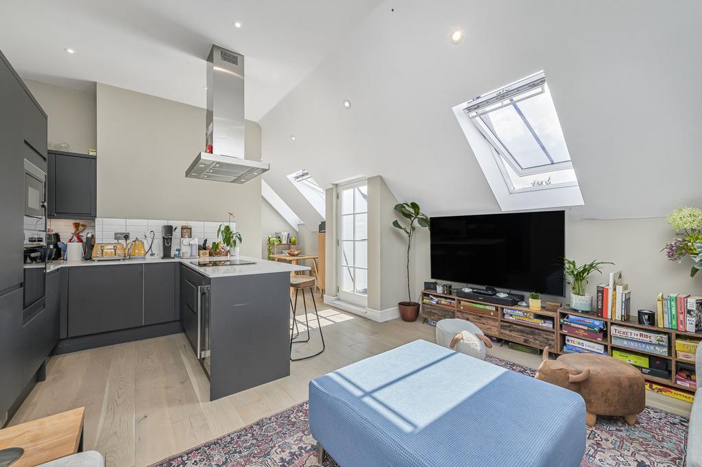 Open-plan living area, open plan living