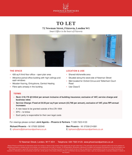 Office to rent, 72 Newman St London W1T 3TH