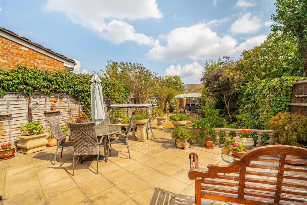 Patio view, garden