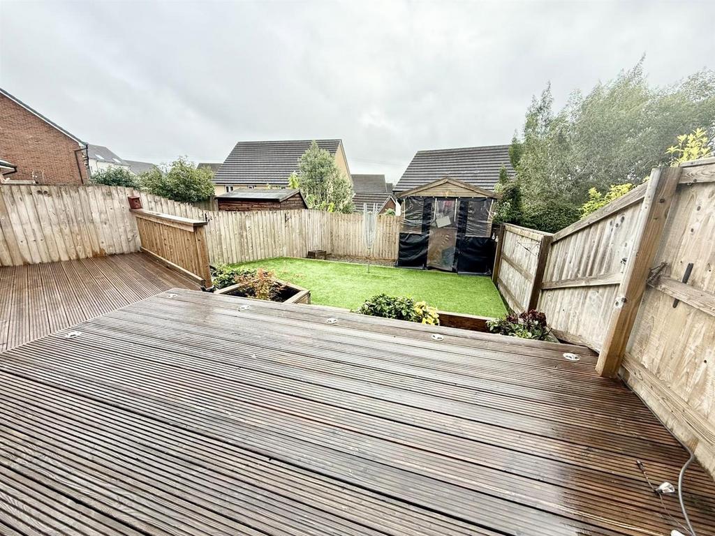 Decking area, garden