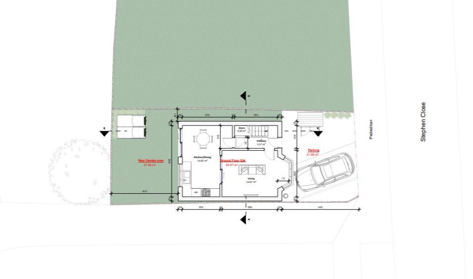 Garage and Land Rear of, 8 Langton Way, Egham, TW20 8DP - View 5
