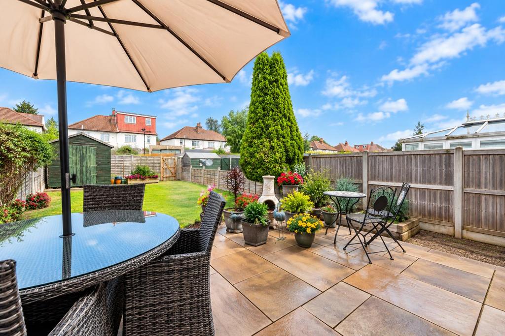 Patio view, garden