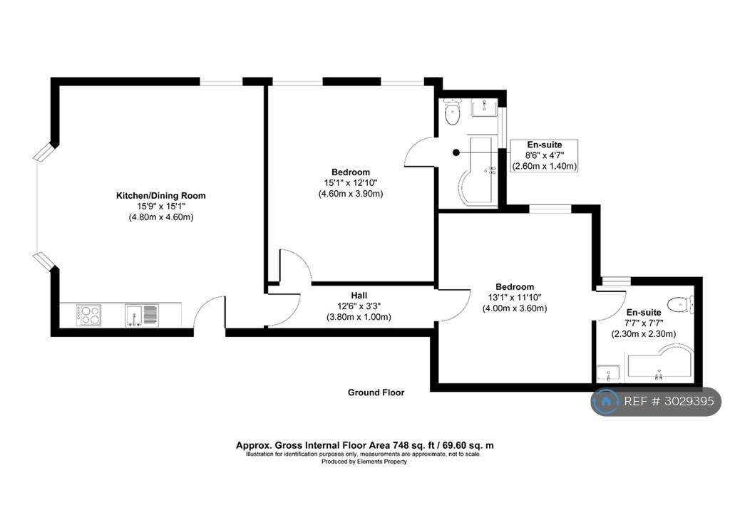 Apartment in Nottingham, Mapperley Park - View 3