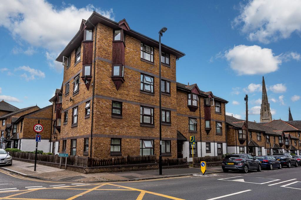 Apartment building facade, block of apartments