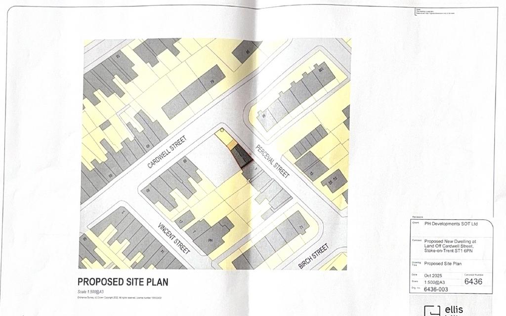 Cardwell Street , Plot, Stoke-On-Trent, Staffordshire ST1 6PN - More