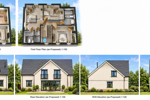 3 bedroom property with land for sale, Swarland, Morpeth NE65