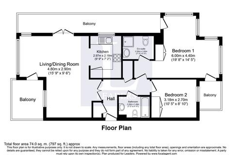 2 bedroom flat to rent, Canute Road, Southampton, SO14