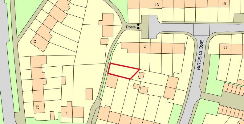 Land to the Rear of 8 Birds Close, Welwyn Garden City, Hertfordshire, AL7 4AR