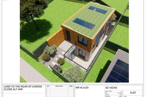 Land for sale, Land to the Rear of 8 Birds Close, Welwyn Garden City, Hertfordshire, AL7 4AR