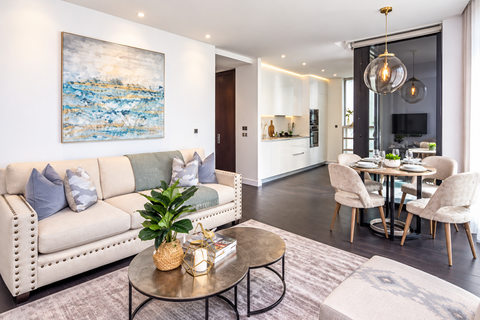 2 bedroom flat to rent, Thornes House, London SW11