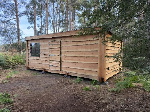 Woodland and forestry building off, Knettishall Road, Riddlesworth, Norfolk IP22 2TE