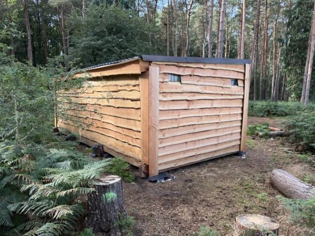 Woodland and forestry building off, Knettishall Road, Riddlesworth, Norfolk IP22 2TE - More
