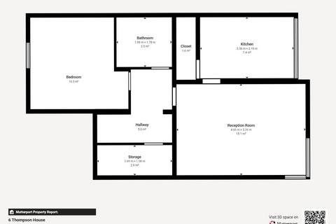 1 bedroom apartment for sale, Flat 6 Thompson House, Ocker Hill Road, Tipton, DY4 0UR