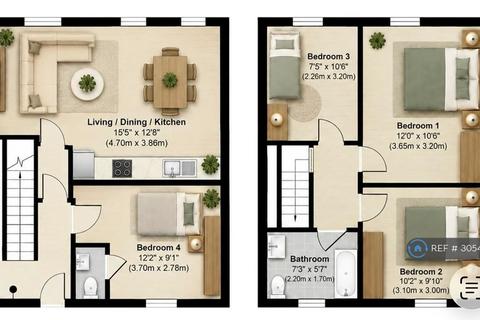 4 bedroom maisonette to rent, Elm Park Avenue, Hornchurch, RM12