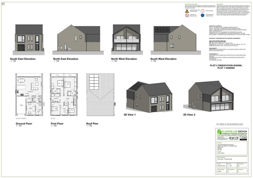 Land at North of 1 Lanchester Road - View 2