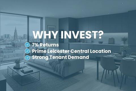 2 bedroom flat for sale, Leicester Central – 6.5% Rental Yields, Leicester LE2