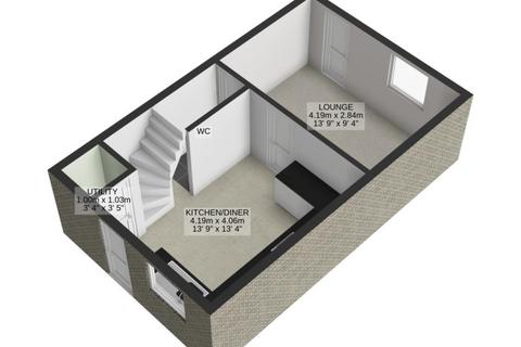 2 bedroom terraced house to rent, OUTSTANDING - Gladstone Street, Rothwell, Kettering