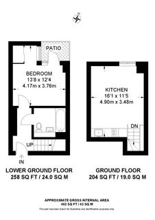 1 bedroom flat for sale, Blackthorn Avenue, London, N7