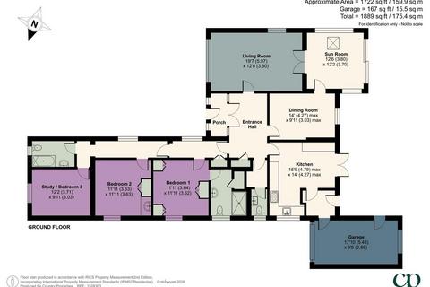 3 bedroom detached bungalow for sale, Victoria Road, Shefford, SG17